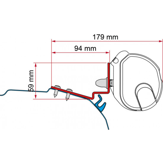 Fiamma Adap.F35 Black