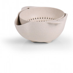 Camp4 bowl with sieve and rotating function