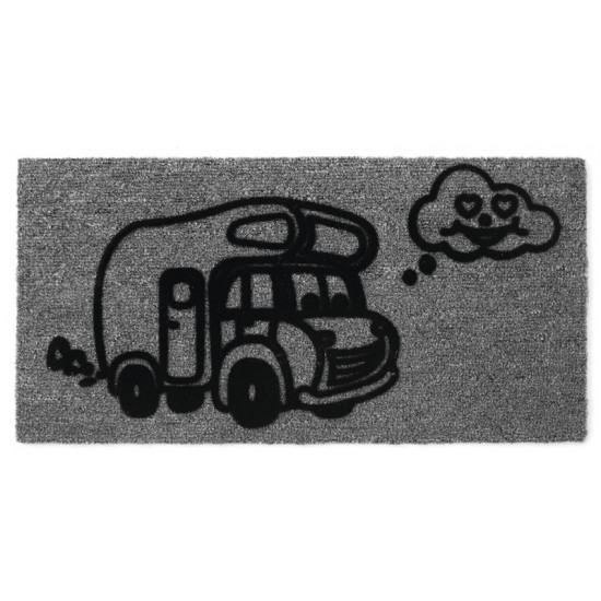 DOORMAT »CAMPER« 50 x 25cm, DERBY FLOCK
