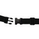Universal strap set for bicycle carriers with snap fastener