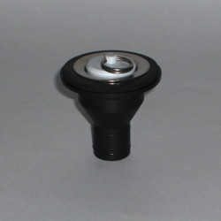 Straight water drain - With stainless steel strainer