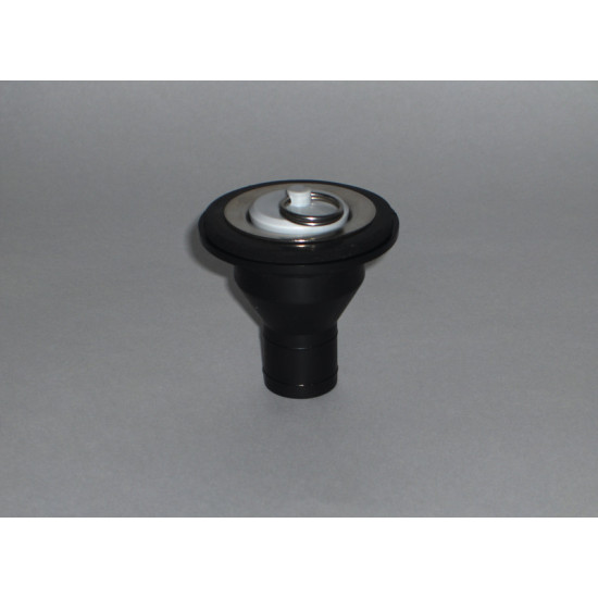 Straight water drain - With stainless steel strainer