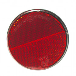 Round reflector 72mm self-adhesive red (1 piece)