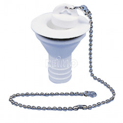 Straight drain fitting - 3/4" hose, 19 mm drain opening, 10 pieces