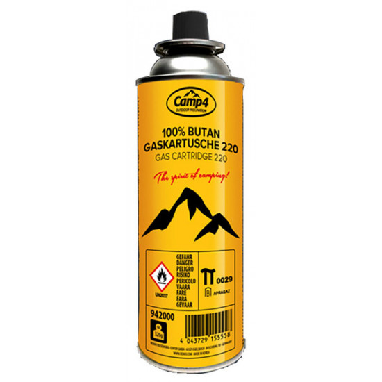 Valve cartridge 220 g - CRV gas cartridge