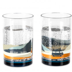 HOLIDAY TRAVEL SPIRIT SAN glass set, 2-piece.