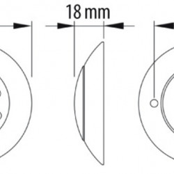 LED Spot - 75 x 18 mm