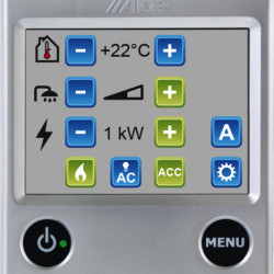 Touchscreen control unit for Alde Compact 3020