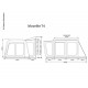 Bus awning Movelite 4 High, installation height 255-305cm, W310xD495cm
