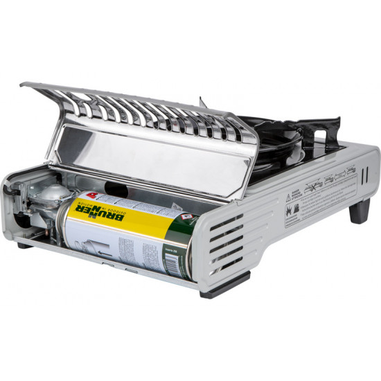 Devil cartridge gas stove with piezo ignition - 1 burner