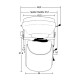 Nature's Head Camping Composting Toilet with Spider Handle