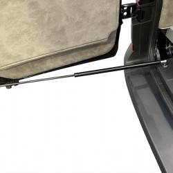 Soft-open/close system for rear doors