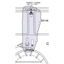 3-point seat belt adapter for VW T5 panel van - Set 2
