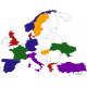 Europe Sticker Set