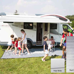FIAMMA F45S 350 Left Version, Casing colour: Polar White, fabric colour: Royal Grey