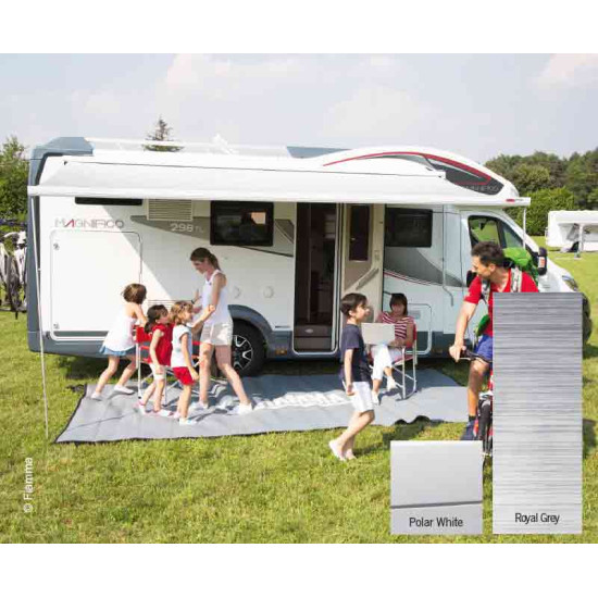 FIAMMA F45S 350 Left Version, Casing colour: Polar White, fabric colour: Royal Grey