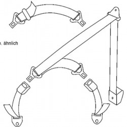 3-point automatic special belts - horizontal belt reel