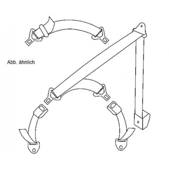 3-point automatic special belts - horizontal belt reel