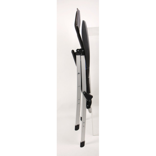 Camp4 Camping Chair Colima - Anthracite/white striped