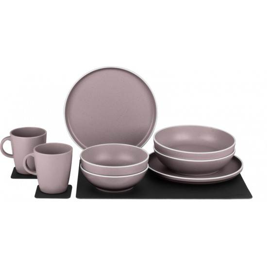 DOLOMIT MAGNETIC ROSE, dinnerware set for 2 people