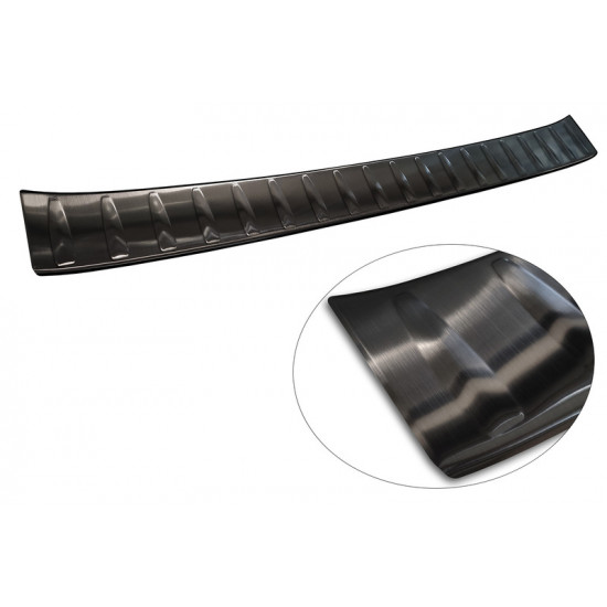 Loading sill protector for VW ID.Buzz, stainless steel matte black