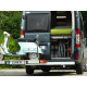 Slide-Port motorcycle carrier with short overhang (6 m), adjustable for Fiat Ducato