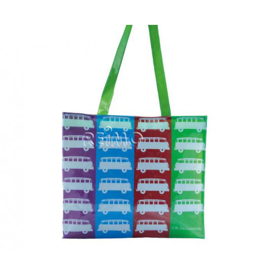 VW Collection T1 Bulli Bus Shopper Colors - Bag PVC - Multicolored