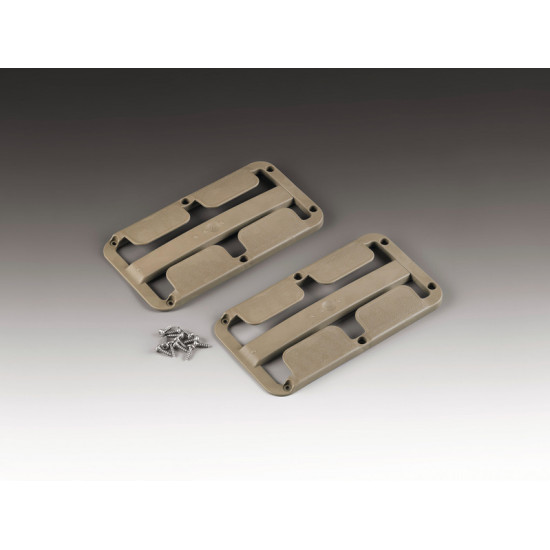 Stemware holder, set of 2, beige-grey, for 2-3 glasses up to Ø78mm