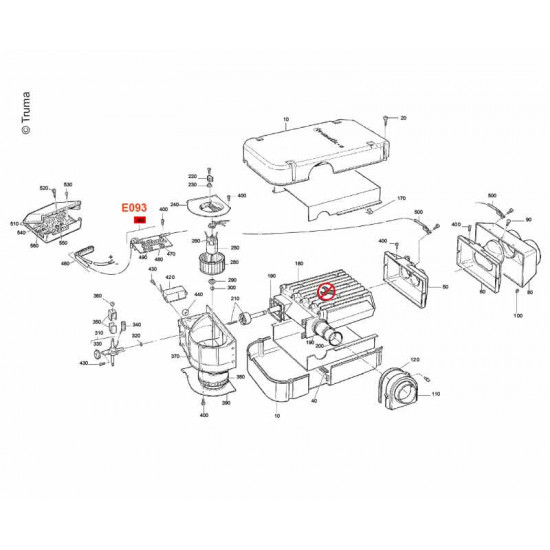 Wiring harness E 4000, 12 V