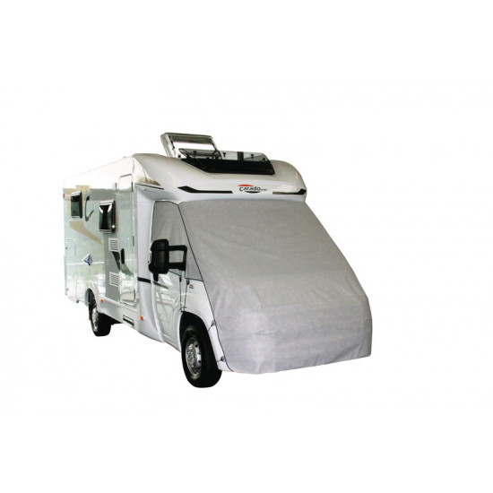 Front protection tarpaulin for panel vans