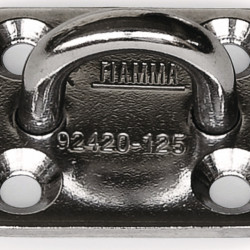 Stainless steel mounting eyelets, sturdy design, 4 pieces per set