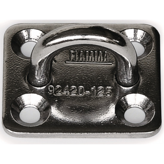 Stainless steel mounting eyelets, sturdy design, 4 pieces per set
