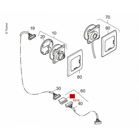 Clutch for control unit