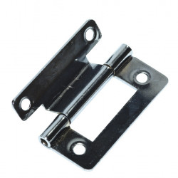 Flap hinge 50mm brass plated cranked 4 pcs.