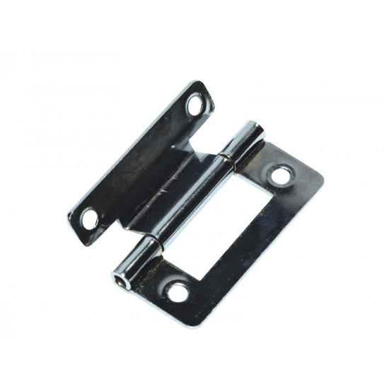 Flap hinge 50mm brass plated cranked 4 pcs.