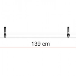 Bicycle rail Rail Plus XL - Deep Black