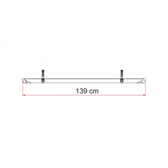 Bicycle rail Rail Plus XL - Silver