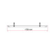 Bicycle rail Rail Plus XL - Silver