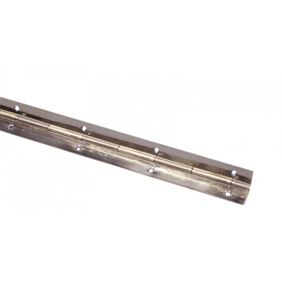 Piano hinge, rod hinge for 16mm panels, stainless steel, 1.75m long