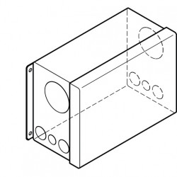 Airtronic D2 stainless steel box for Eberspächer auxiliary heater, external/underfloor mounting