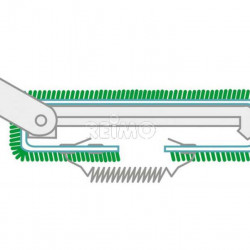 Doormat for step, color: black