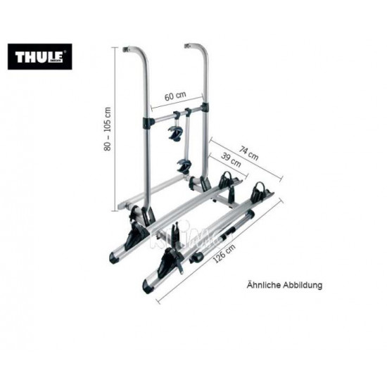 Hymer Omni-Bike Elite G 2 aluminum rear carrier for 2 bikes