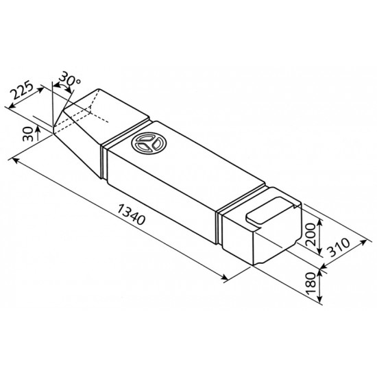 Underfloor fresh and wastewater tank VW T2/T3 - 60 l