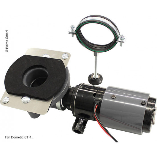 Macerator pump for cassette toilets