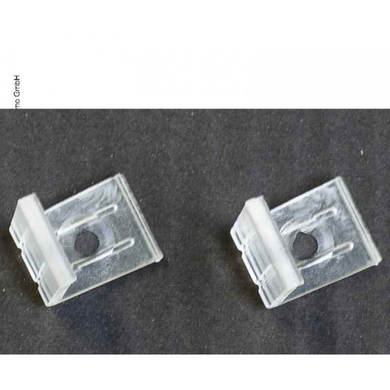 Carbest mounting clips for aluminum LED corner profiles - 2 pieces