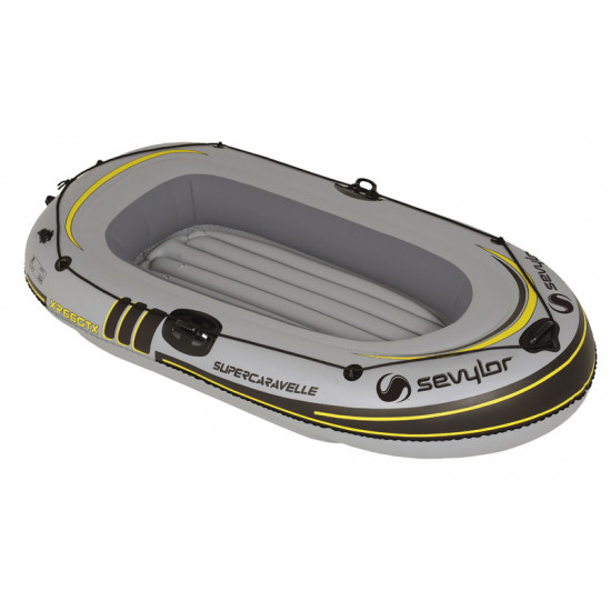 Supercaravelle rowing boat, grey