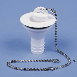 Straight drain fitting - 3/4" hose