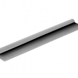 End profile dark grey 3-4 mm - 2.2 m