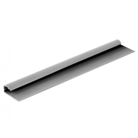 End profile dark grey 3-4 mm - 2.2 m