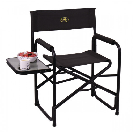 Maxi DeLuxe II director's chair with side table